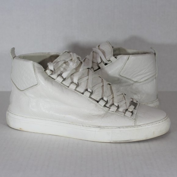 balenciaga arena white high top